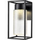 None LED 15.16 inch Powder Coated Black Outdoor Wall Sconce